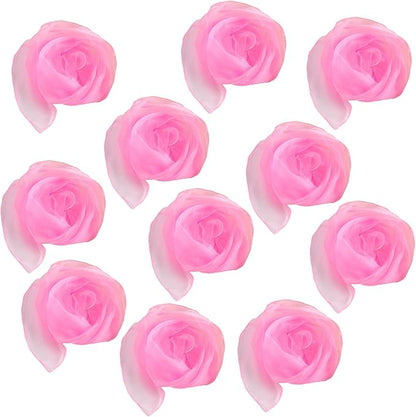 Juggling Scarves, Dance Scarves for Kids Play 12 PCS Square Silk Scarf Music Performance Props for Toddlers Children