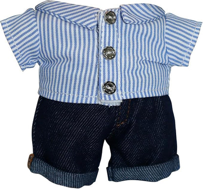 17cm Doll Clothes & Outfit Set for 17cm Dolls Hoodies Jeans Accessories Outfits Luxury Chic Doll Clothing & Style Bundle(NO Doll)