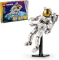 LEGO Creator 3 in 1 Space Astronaut Toy, Building Set Transforms from Astronaut Figure to Space Dog to Viper Jet, Space-Themed Gift Idea for Boys and Girls Ages 9 Years Old and Up, 31152