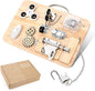 Wooden Montessori Toys Busy Board for 1 2 3 4 Year Old, Baby Toddler Sensory Toys, for Fine Motor Skills, for Autism ADHD