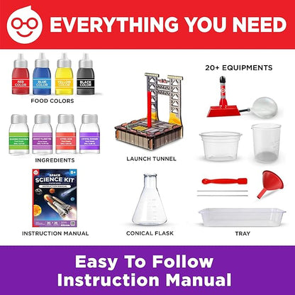 Doctor Jupiter Space Science Toy, Crafts Kit for Kids | Birthday Gifts for Boys 8+ Years Old | STEM Toy with 50+ Experiments | Learning & Educational Kits, Planet Toys