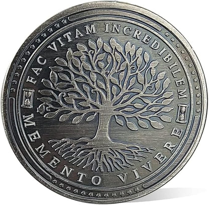 AtSKnSK Memento Mori Memento Vivere Coin