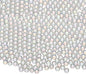 Iridescent Glass Tiny Bubble Beads, 2.5-3.0mm 10g No Hole Micro Mini Round White Transparent Water Droplets Beads - Applications: for Resin Filler, Nail Art, Dollhouse Bath Tub