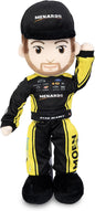 Playtime by Eimmie NASCAR-Themed Soft Baby Doll, 14-Inch Plush Racing Rag Doll for Kids, Team Penske Ryan Blaney (Menards) Motorsports Plush Figure, Fabric Stuffed Toy for All Ages