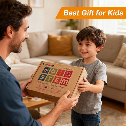 STEM Kits for Kids Ages 8-12 Wooden FM Radio Kit with Snap Circuit for 9 10 11 13 Year Old Boy Crafts 3D Puzzle Science Project with DIY Surface Educational Birthday Gifts for Boys and Girls