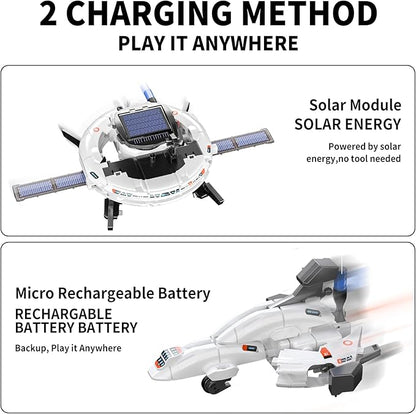 STEM Projects for Kids Ages 8-12, Science Kits for Boys 8-14, 6-in-1 Solar Robot Space Toys Building Science Kits Gifts for 7 8 9 10 11 12 13 Year Old Boys Girls Teen