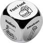 Father's Dad Gifts from Wife Daughter Son,Food Dice,Anniversary Steel Food Decision Dice Couple Gifts for Women Men Birthday Wedding Funny Gifts for Boyfriend,Girlfriend,Men,Women,Wife,Husband