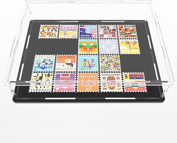 Book Display Case Clear Book Protector Case, Acrylic Display Cover Case for Books, Stamps, Coins, Cards, Photos, Album, Jewellery and Collectibles 13 (L) × 10 (W) × 3 (H) inch