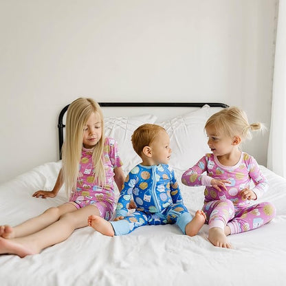 Little Sleepies Pajamas for Baby Boys & Girls, Viscose from Bamboo Baby Pajamas, Preemie & Newborn Sleepers, 2-Way Zipper PJs