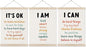 Inspirational Classroom Wall Art Poster Hanger Frame 12x16 Inch Set of 3, Positive Affirmations for Kids, Motivational Canvas Pictures Prints Framed Wall Decor for Classroom Kids Room Playroom