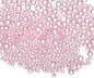 Iridescent Glass Tiny Bubble Beads, 0.4-3mm 10g No Hole Micro Mini Round Light Pink Water Droplets Beads - Applications: for Resin Filler, Nail Art, Dollhouse Bath Tub