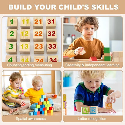 8PACK 2 inch Wooden Cubes Blocks, Natural 5x5x5cm Unfinished Square Wooden Blocks Wood Cubes for Crafts and DIY Projects, Puzzle Making, Painting, Carving