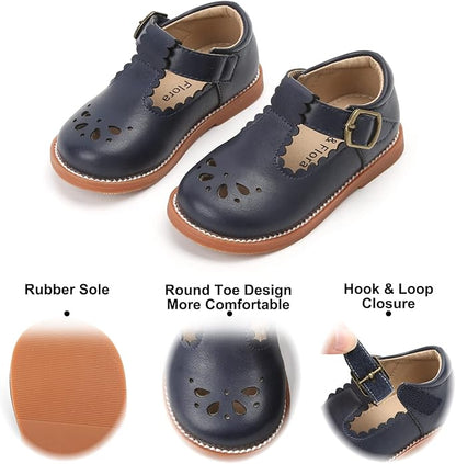 Felix & Flora Toddler Little Girl Mary Jane Dress Shoes - Ballet Flats for Girl Party School Shoes