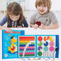 Magnetic Fraction Demonstration Book, Magnetic Fraction Tiles, Fractions Manipulatives, Score Disk Demonstrator Math Puzzle Learning Building Block Set (1PC)