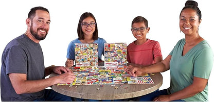RoseArt - Kellogg's - Cereal Favorites - 1000 Piece Jigsaw Puzzles for Adults