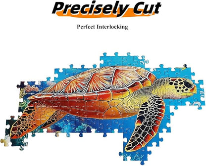 Moruska Underwater Puzzles 1000 Pieces for Adults Under The Sea Animal Jigsaw Puzzle Ocean Scene 1000 Piece