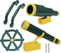 RedSwing Playground Accessories for Kids, Play Set Attachments with Pirate Ship Wheel, Telescope and Safety Handles for Outdoor Backyard, Swing Set Replacement for Treehouse, Easy to Set Up