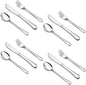 HaWare 12-Piece Kids Silverware, Stainless Steel Toddler Utensils Flatware Set, Preschooler Eating Utensils Includes 4 Spoons 4 Forks 4 Knives, Metal Children Cutlery for Home School, Mirror Finished