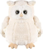 dilly dudu 10inches Snowy owl Stuffed Animal Plush,Plush Toy,Gifts for Kids(White)