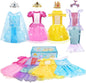 Princess Dress Up for Girls 4-6, Dress Up Clothes for Little Girls 3t-4t