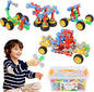 ZOZOPLAY 160 Pcs Connector Blocks Set, STEM Plastic Connector Toys for Kids 3+, Educational Colorful Building Blocks, Engineering Creative Game, Best Preschool Learning Gift for Boys & Girls