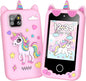 Kids Smart Phone for Girls Christmas Birthday Gifts for Girls Age 3 4 5 6 7 8 9 10 Kids Toys Smart Cell Phone 2.8" Touchscreen Built-in 32G SD Card Dual Camera 28 Toddler Learning Games Music Player