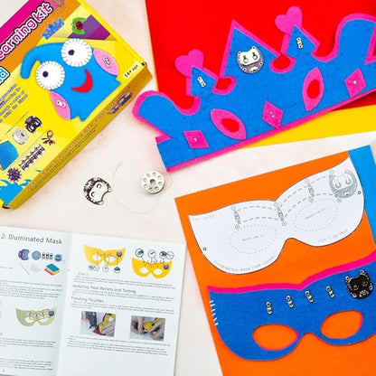 Lilypad Sewable Electronics Starter Kit Learning E-Textile Cuttable Electronics Kit (5)