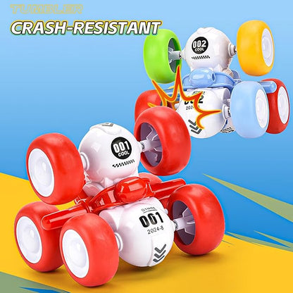 Friction Powered Car Toys for 3 4 5 Year Old Girls Gifts, 6 Wheels Pull Back Cars Toys for Toddler Age 3-6, Trucks for Kids Boys Toys Age 3-6 Year Old Girl Birthday Present (Green)