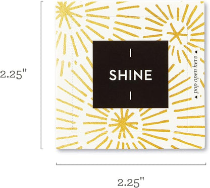 Compendium ThoughtFulls Pop-Open Cards — 3-Pack of Shine, Believe, Merry Christmas — 90 Pop-Open Cards, Each with a Different Message Inside