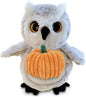 DolliBu Super Soft Owl Stuffed Animal with Pumpkin Decor and Name Personalization - Plush Animal for Fall, Halloween and Thanksgiving for Baby, Kids, Adults - 8.5 Inches