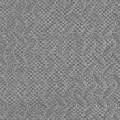 IncStores 1/2 Inch Thick Diamond Soft Foam Flooring Tiles | High-Density Interlocking Foam Tiles for Rugged Style in Your Home Gym, Playroom, and More | Grey, 9 Tiles