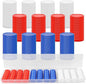 300Pcs 3 Colors Bingo Chips with Sorting Storage Box, 1 Inch Plastic Poker Chips Learning Counters, Counting Discs for Fun and Learning (1 inch)