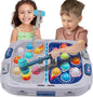 2-Player Whack Game Mole Toy for Kids Ages 3+, 11x15in Early Learning Toy with Lights & Sounds, Interactive Pounding Bench with 9 Speed Levels, Perfect for Families with Multiple Kid of Different Ages