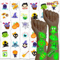 JOYIN 306 Pcs Halloween Tattoos for Kids, Glowing Temporary Tattoos in Assorted Designs Bulk for Child Trick or Treat Gifts Halloween Party Favor Decorations Goodie Bags Supplies Class Game Prizes