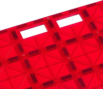 Playmags Super Durable Building Stabilizer Set, Great Add On to All Magnet Tiles Sets, Works with All Leading Brands 1-12"x12" & 4-6"x6" (Colors May Vary)