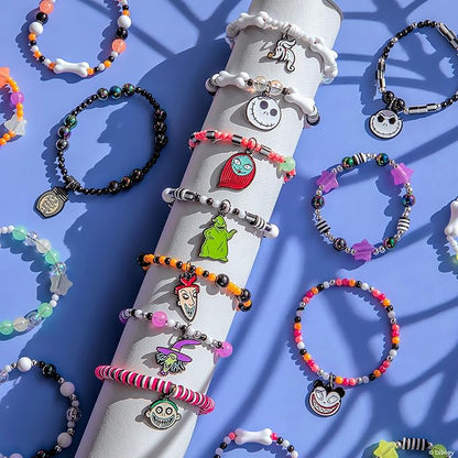 Fashion Angels Disney Tim Burton's The Nightmare Before Christmas Sweet & Scary Jewelry Kit, Includes 800+ Beads, Trendy DIY Jewelry Kit for Tweens & Teens