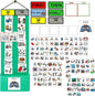 Visual Schedule & Chore Reward Chart –Daily Planner with 133 Picture Cards for Routines and Learning Structure at Home, School, Centers and in The Community –Great for ADHD & Autism Behavior Support.