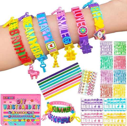 Art & Craft Kits for Kids, Christmas Gifts Friendship Bracelet Making Kit for Girls, DIY Jewelry Making Kit, Birthday Present for Ages 4-12, Toy for Age 4, 5, 6, 7, 8, 9, 10, 11, 12 Years Old