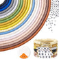ADIIL 7200pcs Clay Beads Bracelet Making Kit, 6mm Polymer Heishi Beads for Jewelry Making, Friendship Bracelet Kit Birthday Gift for Adults Neutral