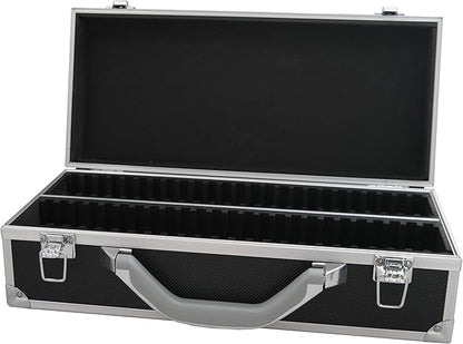 Ursae Minoris Elite Black Aluminum Box for 50 Certified or Certified-Style Coin Holders NGC, PCGS, ANACS, Elite, Lighthouse, BCW