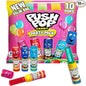Push Pop Halloween Candy Variety Pack, 10 Ct Lollipops Individually Wrapped in Fruity Flavors, Bulk Individually Wrapped Hard Candy, Birthday Party Favors, Trick or Treat, Halloween Bowls, Kids Gifts