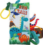 Dinosaur Baby Books 0-6 Months,Crinkle Cloth Books for Babies,Infant Tummy Time Toy Touch and Feel Toys 0-3-6-12-18 Months, Toddlers, Interactive Sensory Toys, Shower Baby Gifts for Boys Girls