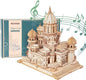 3D Wooden Puzzles DIY Mechanical Wooden Wide Model Kit 1000 Pcs 3D Puzzles for Adults Teens 14+Years Puzzle Enthusiasts Box Clockwork Enchanted Castle