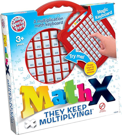 Small World Toys Multiplication Machine, Push Button Multiplication Game Board for Kids 3+, Kindergarten Math Learning & Education Toys, Math Game for Home School Classroom, Gifts for Kids