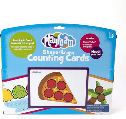 Educational Insights Playfoam Shape & Learn Counting Set, Flash Card Set, Fidget, Sensory Toys, Preschool Kindergarten Classroom Essentials, Ages 3+