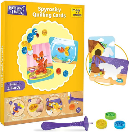 Imagimake 5 in 1 Awesome Craft Kit | Over 15 Projects - Creative DIY Arts & Crafts, Craft Kit for Kids | Gifts for 5 6 7 8 9 10 11 12 Years Old Girls & Boys | Arts and Crafts for Kids Ages 6-8 & 8-12