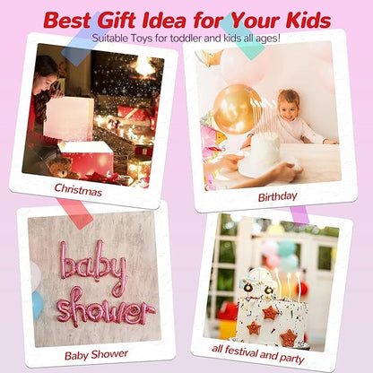 5 Pieces Unicorn Toys Stuffed Animals for Girls, 1 Mommy Unicorn with 4 Babies, Soft Plush Toys Gifts for Girls 3 4 5 6 7 8 9 Years, Kids, Children, Christmas, Birthday, Valentine's