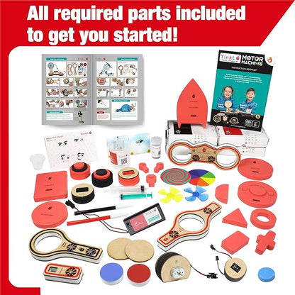 Butterfly EduFields 20in1 Motor Machines STEM Projects Kit for Kids Age Ages 5-7 6-8 8-10 | STEM Toys for Kids 5 6 7 8 9 10 Year Old | Robotics & Engineering Toys | Gift for 6 7 8 9 10 Year Old