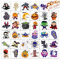 102 PCS Halloween Individually Wrapped Temporary Tattoo for kids - Pumpkin/Ghost/Candy Temporary for Girls Boy Body Arm Shoulder Tattoos Stickers,Halloween Decorations,Party Supplies