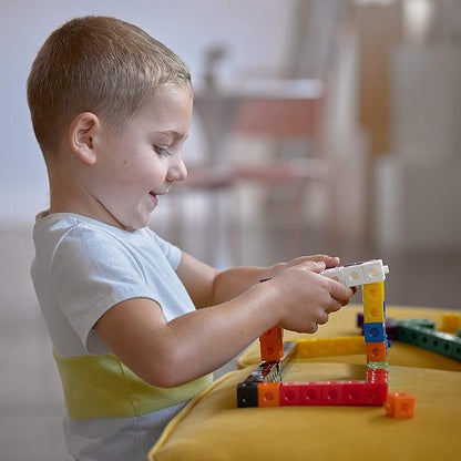 edxeducation Linking Cubes | Set of 100 | Counting Cubes | Color Sorting Toys | Math Manipulatives for Preschoolers, Pre K